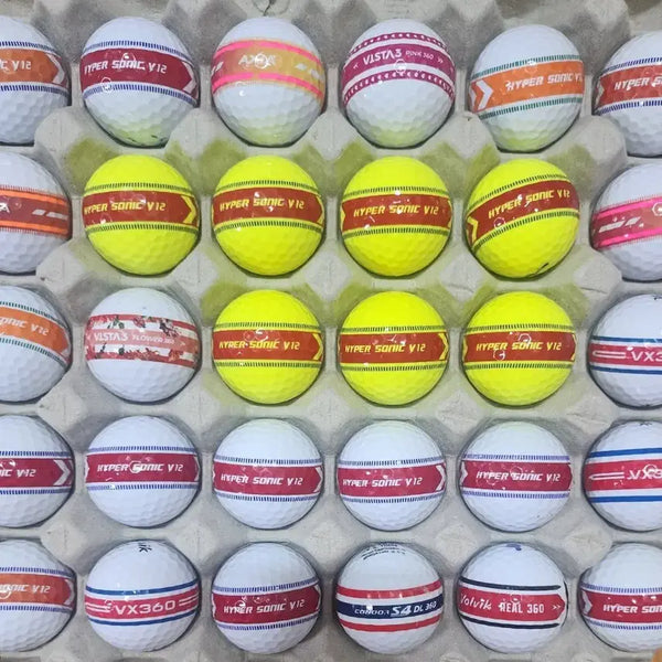 [BUNJANG] Volvik Vista Prism 360 V12 AXIA 3-4 Piece 90 Golf Balls / 볼빅  비스타프리즘360.v12.AXIA 3-4피스 90알