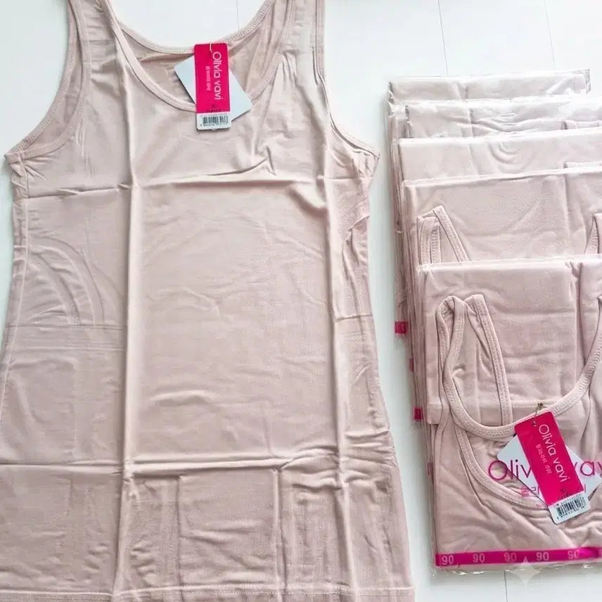 [BUNJANG] Women's Tencel Tank Top 5-Pack / **새상품 ** 여자 텐셀 나시 5장