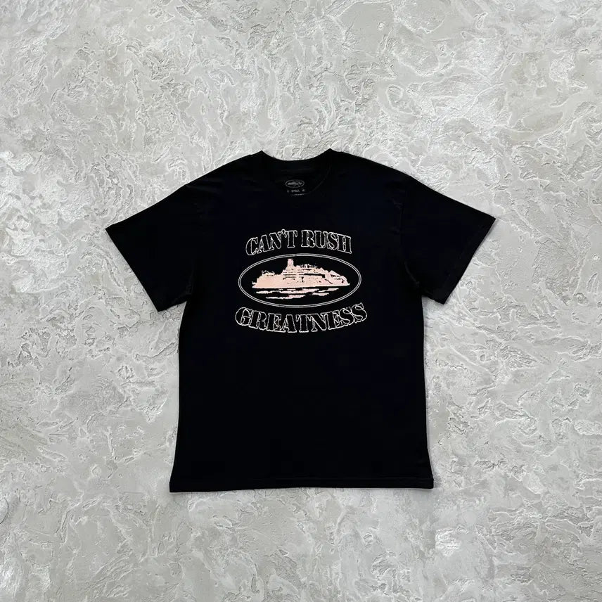 [BUNJANG] CORTHEZ Central Sea Can Rush Greatness T-Shirt Black / 코르테이즈  센트럴 씨 캔 러쉬 그레이트니스 티셔츠 블랙