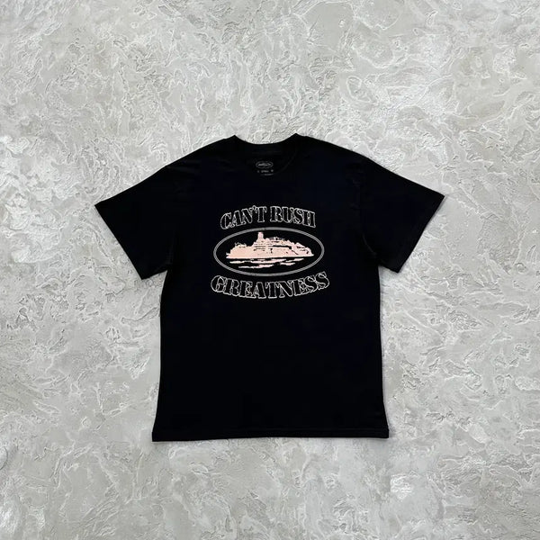 [BUNJANG] CORTHEZ Central Sea Can Rush Greatness T-Shirt Black / 코르테이즈  센트럴 씨 캔 러쉬 그레이트니스 티셔츠 블랙