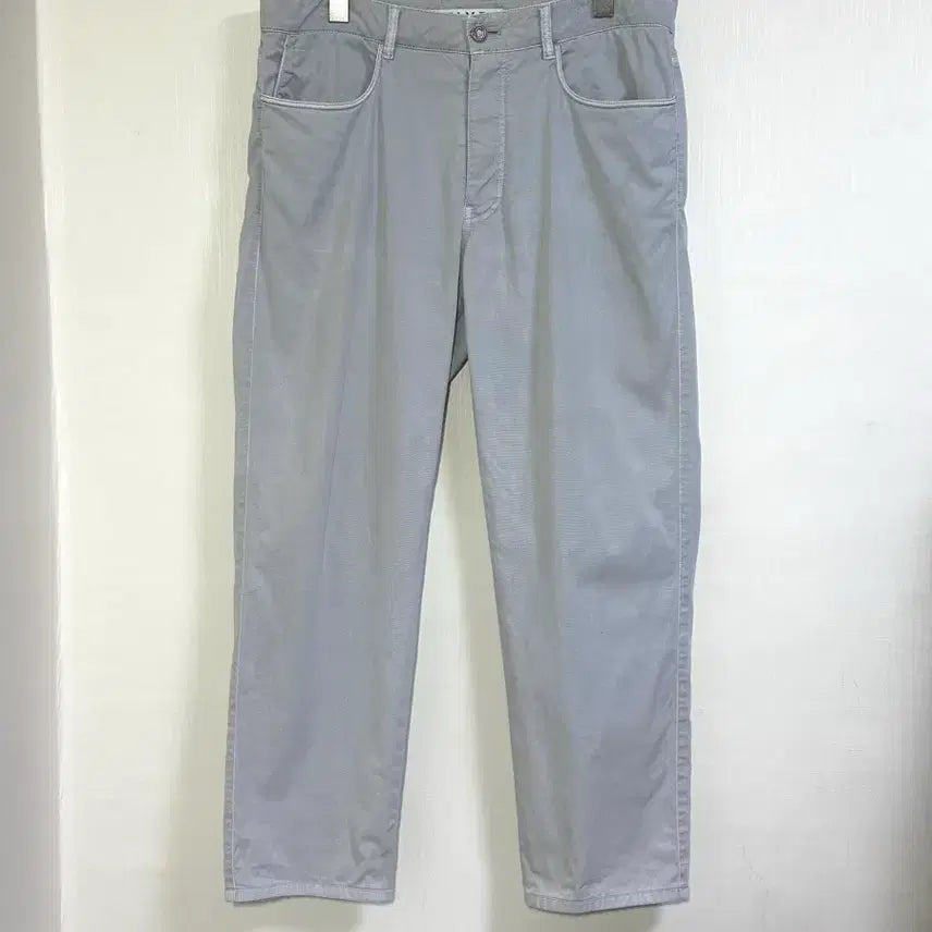 [BUNJANG] TIME HOMME Straight Summer Denim Pants Light Gray / Size 32 / 타임옴므 스트레이트 여름데님팬츠 라이트그레이/32