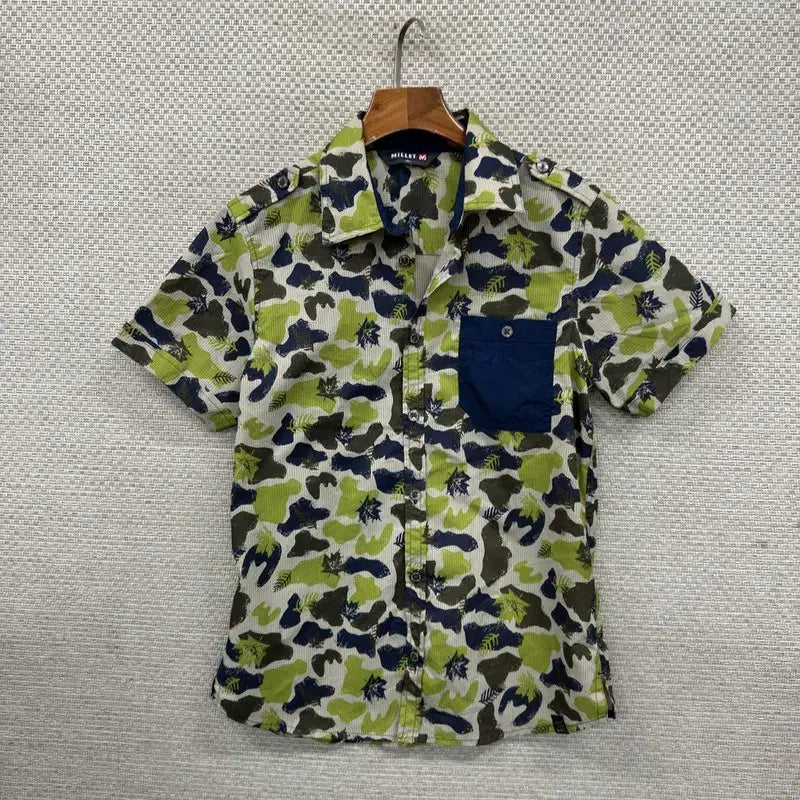 [BUNJANG] Millet Functional Short Sleeve Shirt / 밀레 등산 기능성 반팔 셔츠 95 D02081