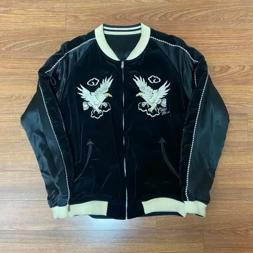 [BUNJANG] The Flat Head Reversible Sukajan Jacket L / 플랫헤드 리버서블 스카잔 L 42