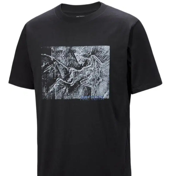 [BUNJANG] Arc'teryx Kragg Cotton Risographica SS T-Shirt Black / 아크테릭스 크래그 코튼 리소그래피카 SS 티셔츠 블랙