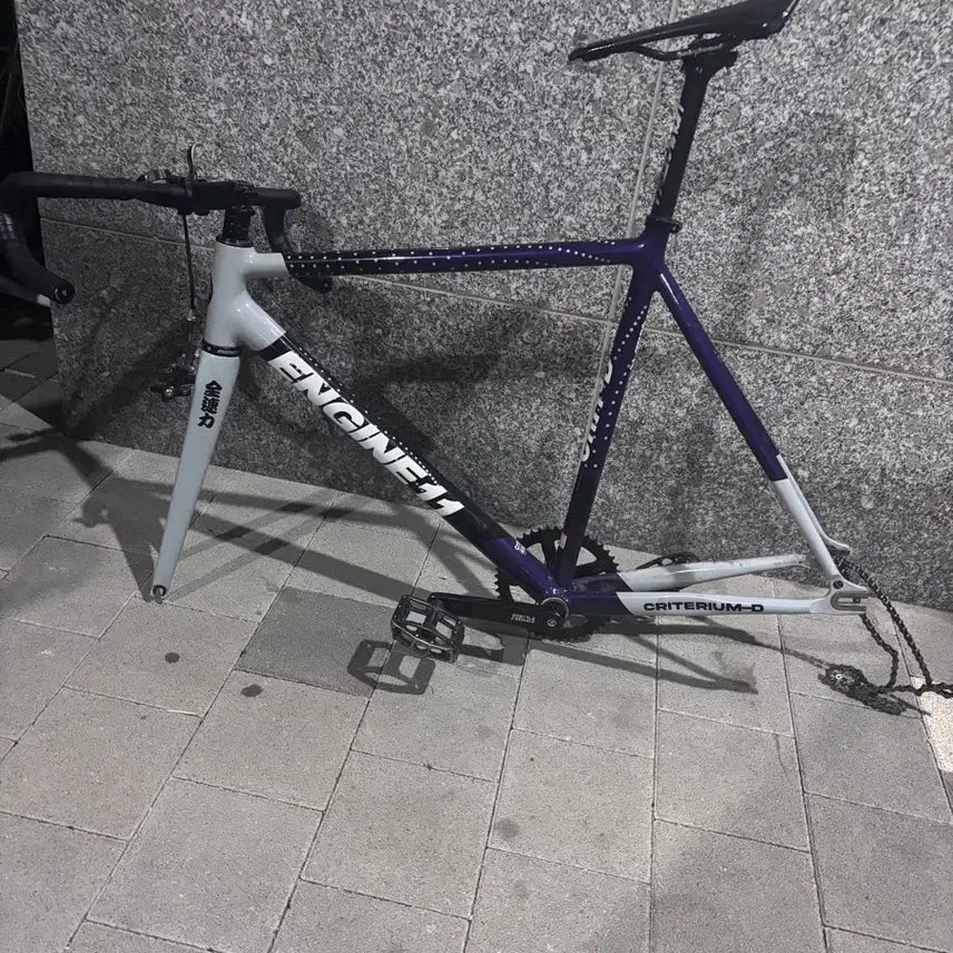 [BUNJANG] Engine11 CritD Eggplant Bike Frame Set / 엔진11 크릿디 에그플랜트 반차 개급처