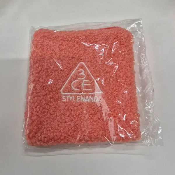 [BUNJANG] 3CE Mini Boucle Pouch Coral / 새상품) 3CE 미니 부클 파우치