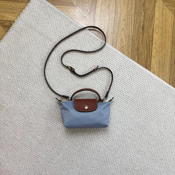 [BUNJANG] Longchamp Shoulder Bag Sky Blue / 롱샴 숄더백