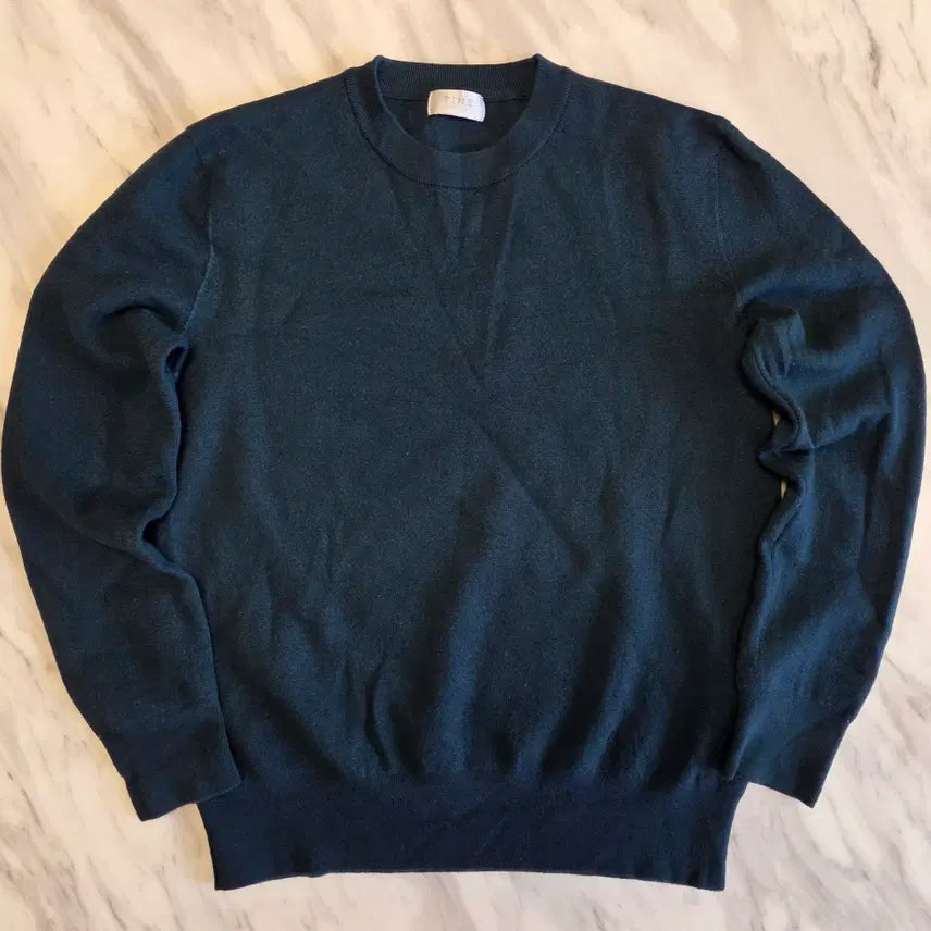 [BUNJANG] Time Homme Crewneck Knit Sweater / 타임옴므 크루넥 니트 스웨터