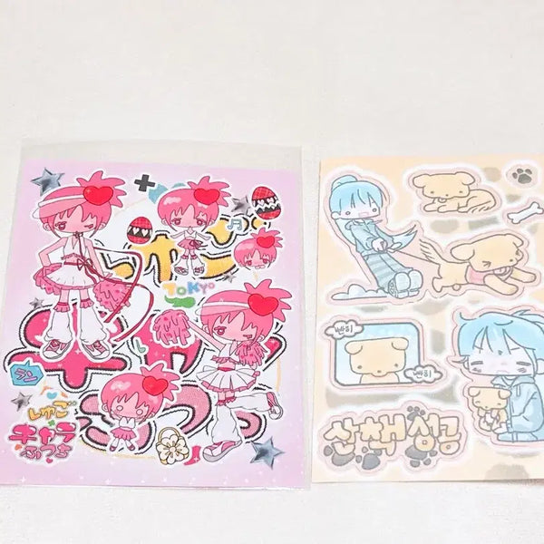 [BUNJANG] Character Deco Sticker Set (Ddakku Style) / 다꾸씰스티커 다꾸띵 인물다꾸 인물스티커 다꾸일괄 다꾸템 샤오홍슈다꾸 씰스
