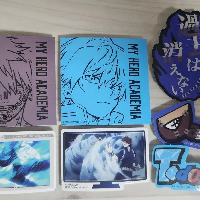 [BUNJANG] My Hero Academia Todoroki Shoto, Dabi, Shinsou Hitoshi Sticker Bundle Set / (일괄) 히로아카 나히아 토도로키 쇼토 다비 하위상 스티커