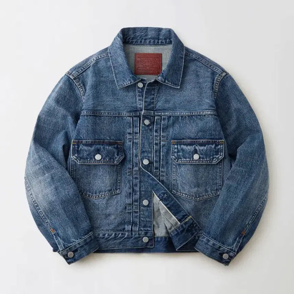 [BUNJANG] Outstanding Selvedge Denim 2nd Jacket Light Blue / (L) 아웃스탠딩 2세대 셀비지 데님자켓 라이트블루