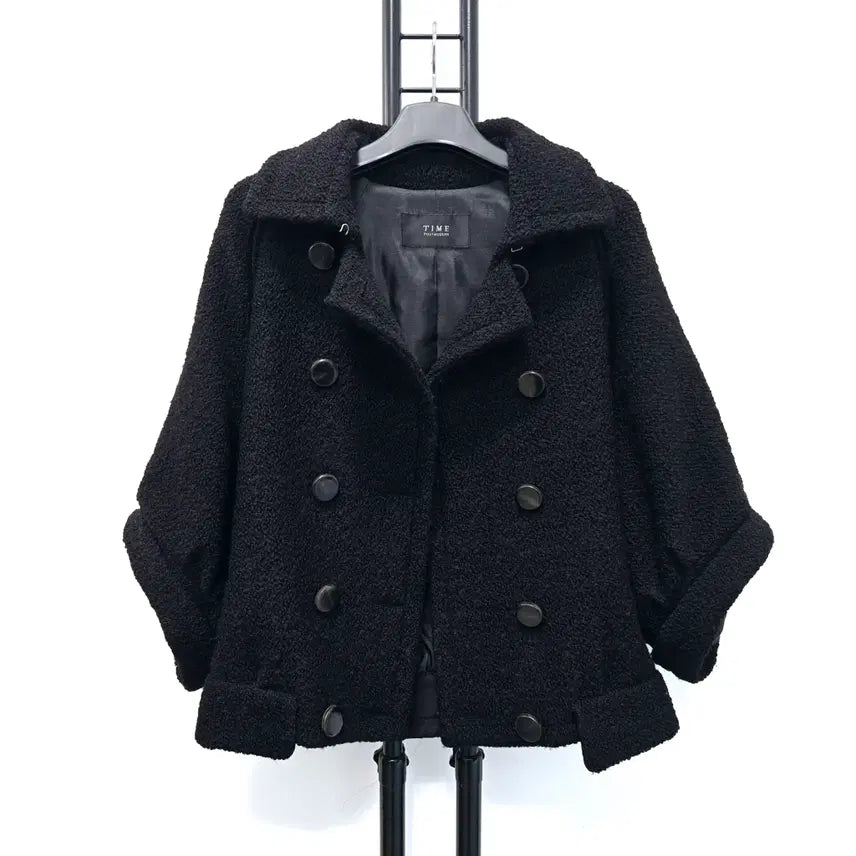 [BUNJANG] TIME Textured Jacket Black / 정품 타임 TIME 텍스쳐드 자켓 블랙