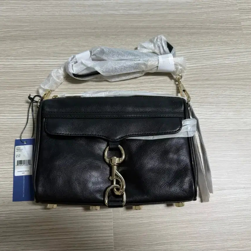 [BUNJANG] Rebecca Minkoff Black Leather Chain Crossbody Bag / 레베카밍코프 블랙 가죽 체인 크로스백 새제품