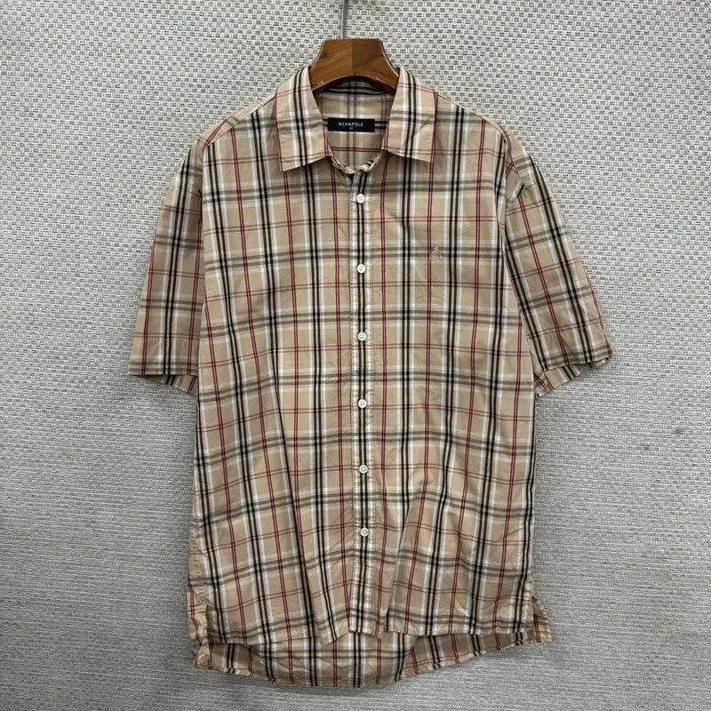 [BUNJANG] Beanpole Short Sleeve Shirt Size 95 / 빈폴 반팔 셔츠 95 D02040