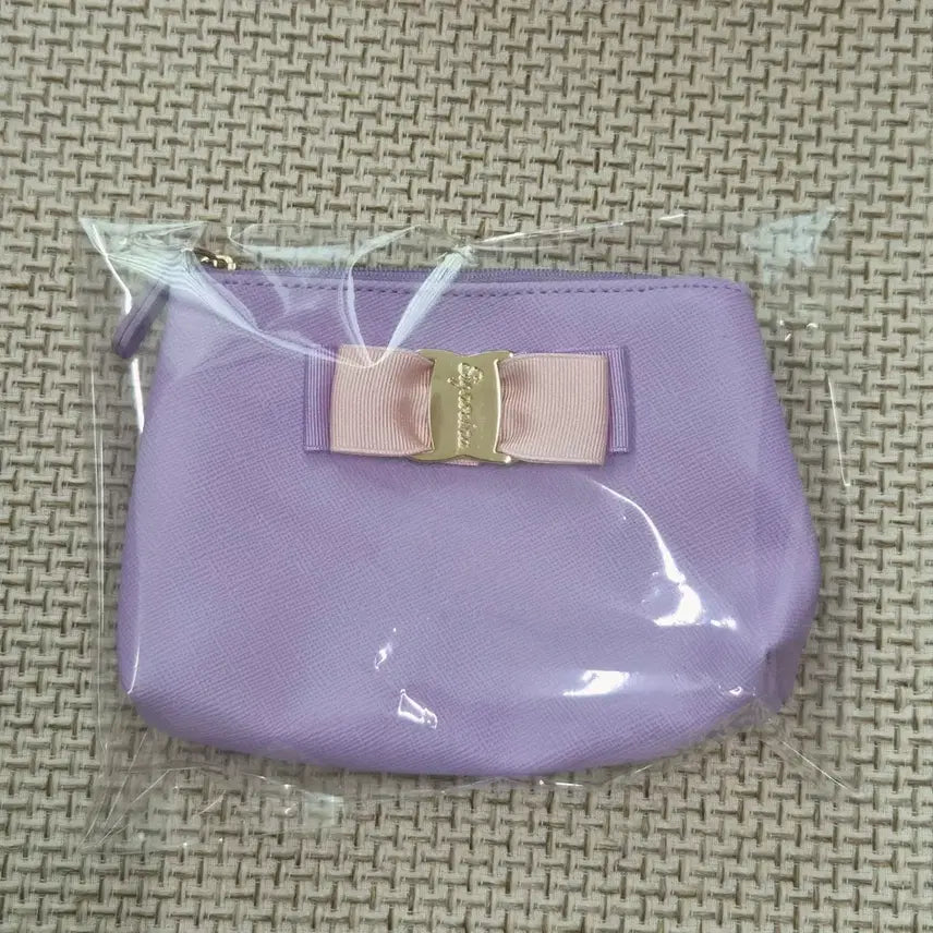 [BUNJANG] Ferragamo Signorina Pouch Lavender Saffiano Leather / 새상품) 페라가모 세뇨리나 파우치