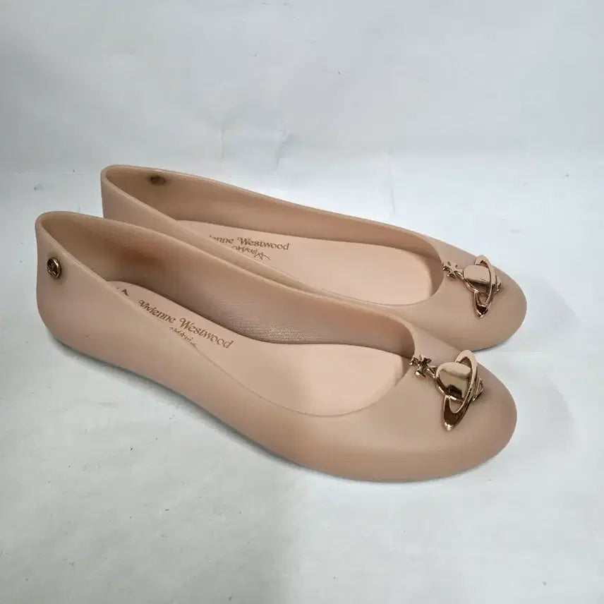 [BUNJANG] Vivienne Westwood x Melissa Jelly Flat Shoes Beige Size 240 / 비비안 웨스트우드 X 멜리사 젤리 플랫 슈즈 240
