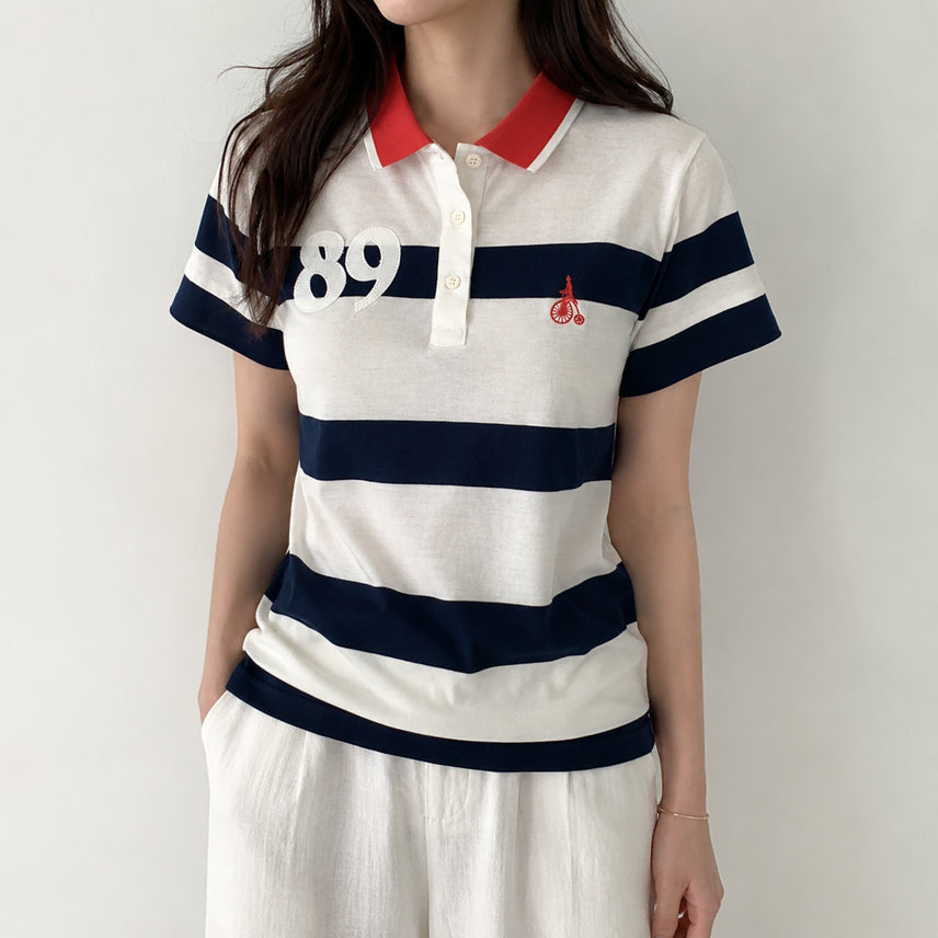 [BUNJANG] Beanpole Golf Women's Short Sleeve Polo Shirt Size 95 / [95]빈폴 골프 반팔 카라티