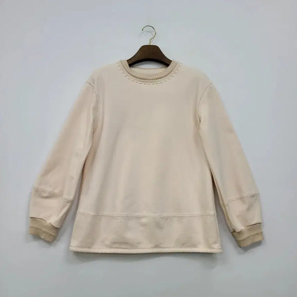 [BUNJANG] Ozscecon Round Neck Sweatshirt / 오즈세컨 라운드넥 맨투맨/한섬/55/앨리스/1804
