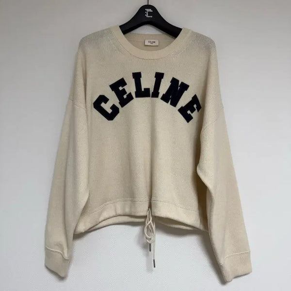 [BUNJANG] Celine Cashmere Knit Ivory / 셀린느 캐시미어 니트