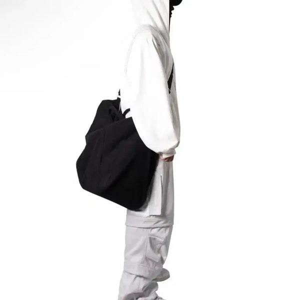 [BUNJANG] Archive From What Big Parachute Big Bag Black / 파아카이브 파프롬왓 빅 파라슈트 빅 백 블랙