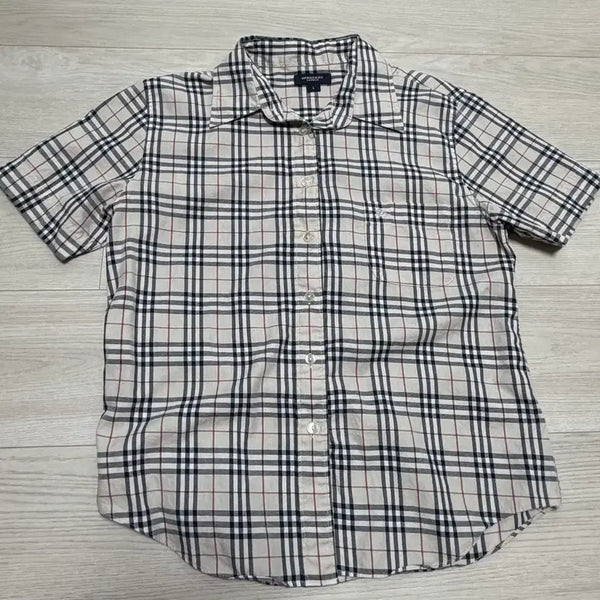 [BUNJANG] Burberry Short-Sleeve Shirt / 버버리셔츠 반팔 L사이즈 정품