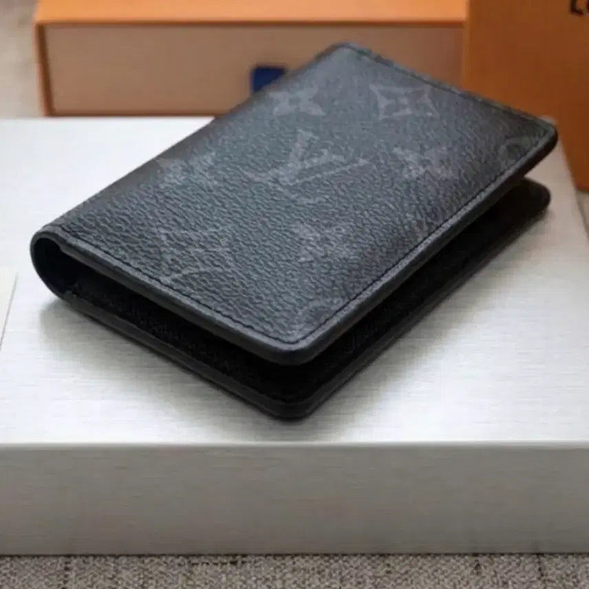 [BUNJANG] Louis Vuitton Monogram Card Holder Black / 루이비통 모노그램 카드 지갑 블랙