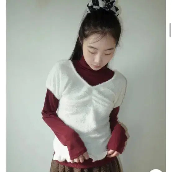 [BUNJANG] Kim Ah-hop Ivory Knit / (새제품) 김아홉 아이보리 니트