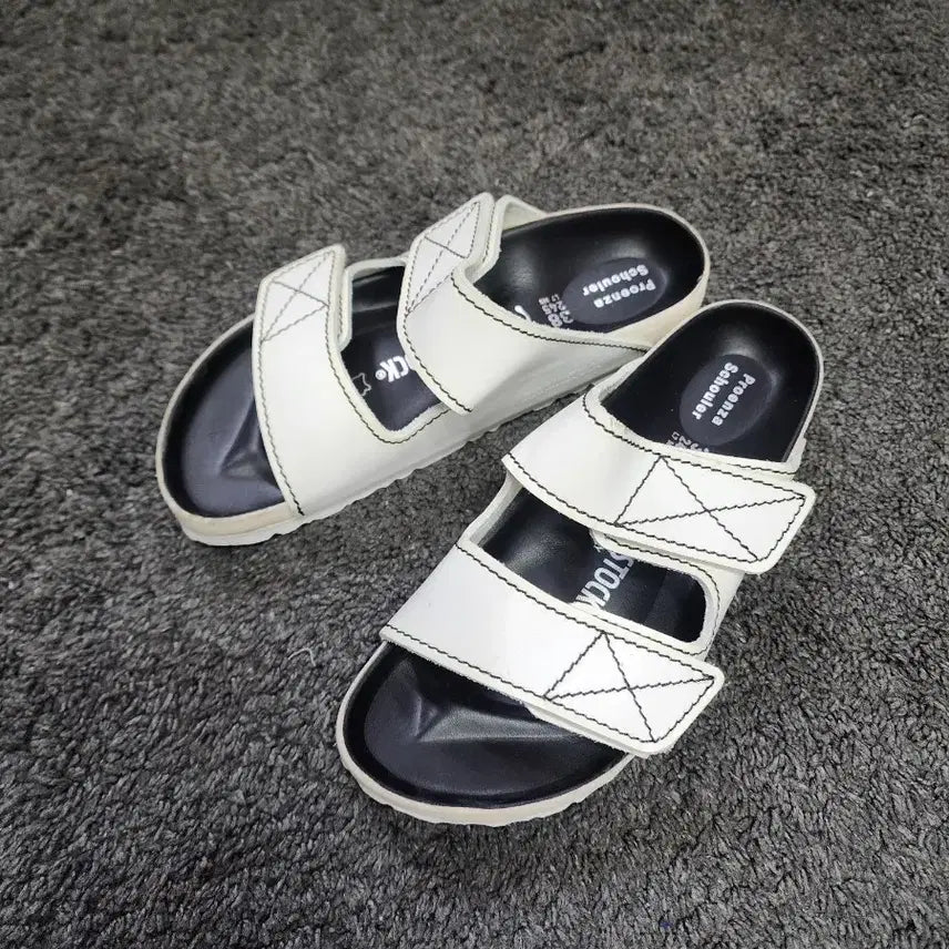 [BUNJANG] Birkenstock Proenza Schouler Arizona White Sandals (Size 245) / 버켄스탁 프로엔자 슐러 화이트 아리조나245사이즈