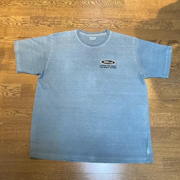 [BUNJANG] Alfred Short Sleeve T-Shirt Sky Blue XL / 알프레드 반팔 스카이블루 xl