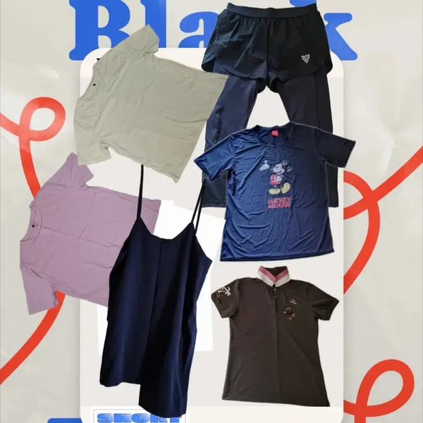 [BUNJANG] Bundle 6-Piece Women's Clothing Set: Dress, T-shirts, Leggings / (6벌 합) 원피스 + 티셔츠 + 레깅스 : 합 5천