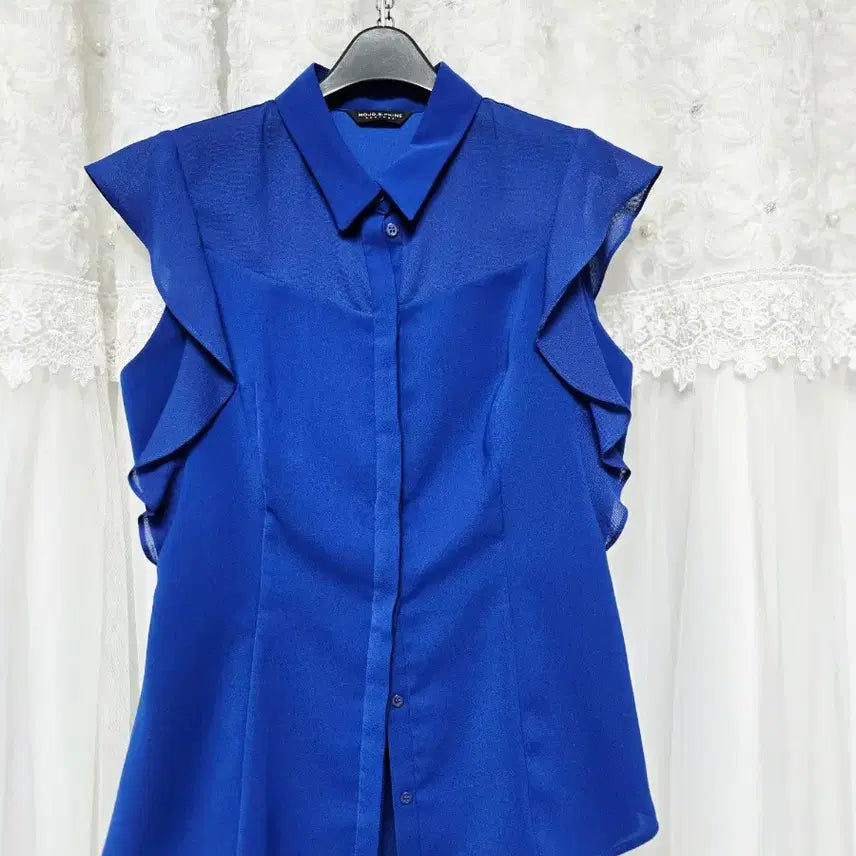 [BUNJANG] MOJO. S. FINE Sleeveless Frill Blouse / 모조에스핀  블라우스