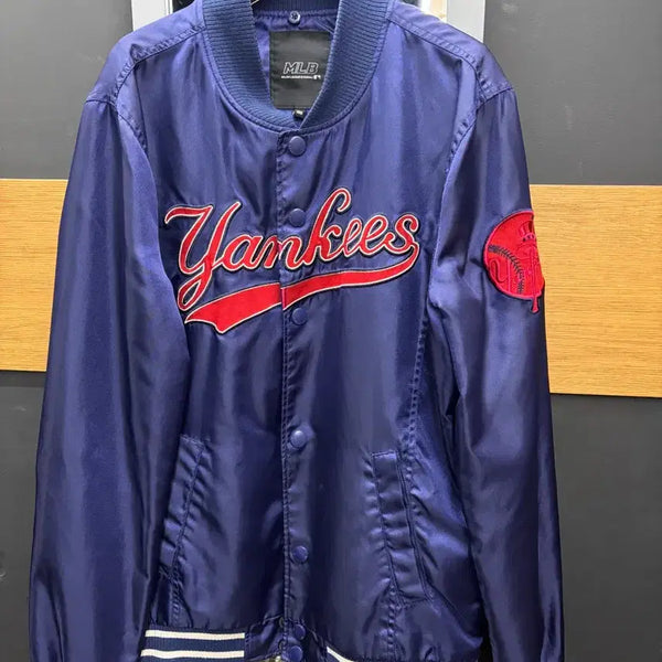 [BUNJANG] MLB New York Yankees Blouson Purple / MLB 뉴욕 양키스 블루종 퍼플