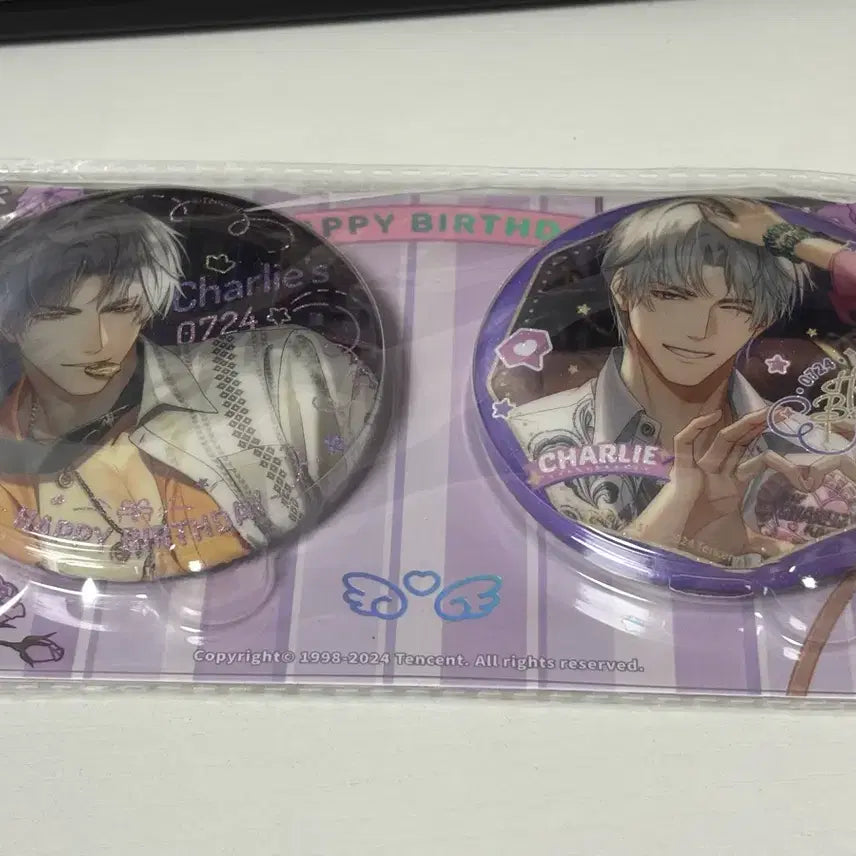 [BUNJANG] Chai Soo Official Birthday Badge Set / 빛과밤의사랑 빛밤 차이수 공식굿즈 공굿 생일 뱃지 세트