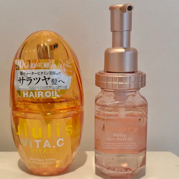 [BUNJANG] Ululis Vita.C Hair Oil & &honey Melty Moist Repair Oil Set / 우루리스 VITA.C 헤어 오일, 앤허니 모이스트 리페어 오일