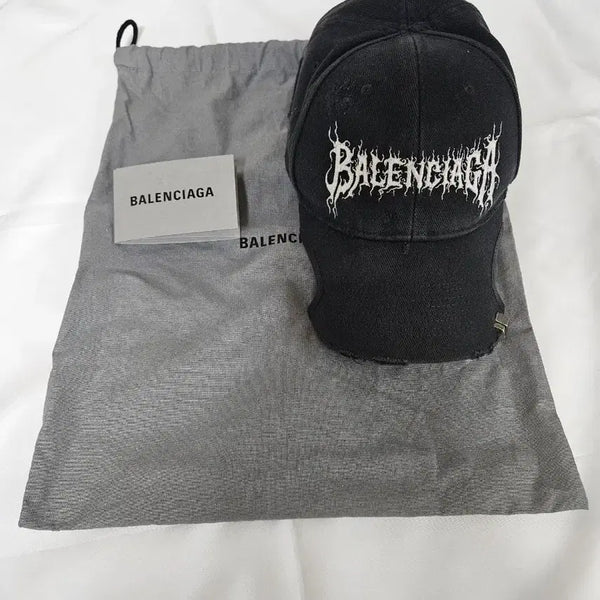 [BUNJANG] Balenciaga DIY Metal Out Logo Cap Black / 발렌시아가 DIY 메탈 아웃 모자 볼캡 블랙