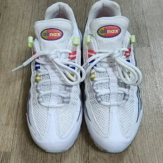 [BUNJANG] Nike Women's Air Max 95 Sneakers White Multi / 나이키 여성 에어맥스95 운동화 화이트 멀티-(235)완전 새것에 가깝습