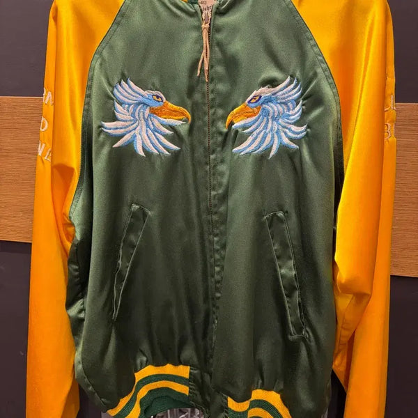 [BUNJANG] Octopus Army Allied Airborne Sukajan Jacket / 옥토퍼스 아미 ALLIED AIRBORNE 스카쟌