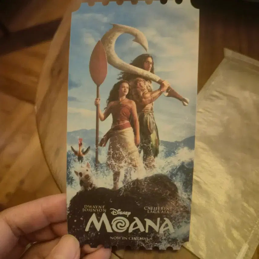 [BUNJANG] Disney Moana Movie Ticket / 디즈니 모아나 영화 티켓