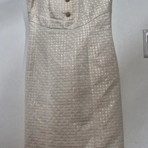 [BUNJANG] Luisa Spagnoli Jacquard Midi Dress / 루이사 스파뇰리  자카드 윈피스 ( 미사용 새상품)