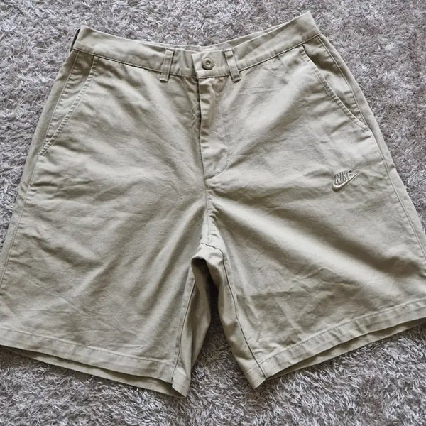 [BUNJANG] Nike Men's Beige Logo Embroidered Shorts / 나이키  남성  반바지 30