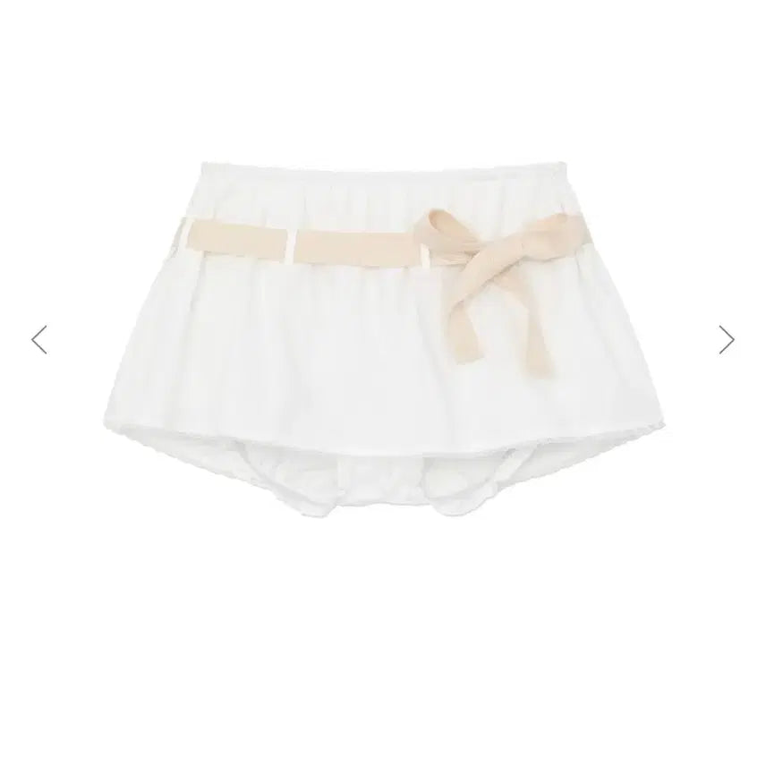 [BUNJANG] GLOWNY x My Melody Mini Shorts White / 새상품)글로니 마이멜로디 미니 쇼츠 화이트