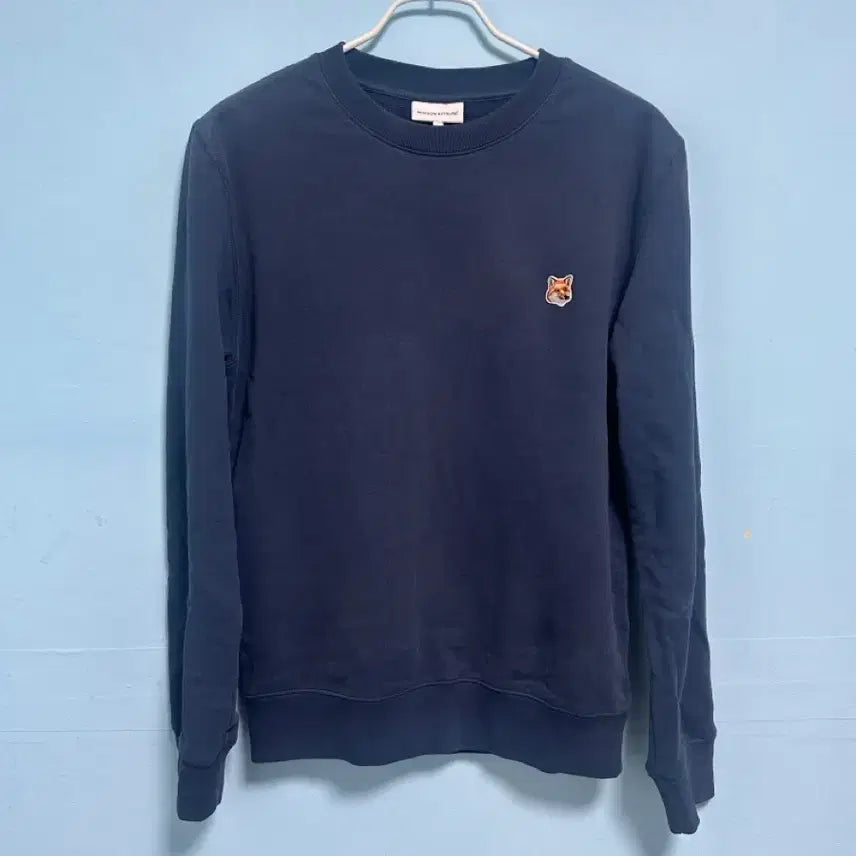 [BUNJANG] Maison Kitsuné Ink Blue Sweatshirt L / 메종키츠네 잉크블루 L 사이즈 맨투맨 판매합니다