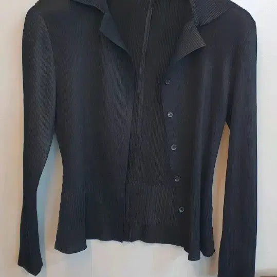 [BUNJANG] Pleated Cardigan (Free Size) / 플리츠주름가디건프리55-66