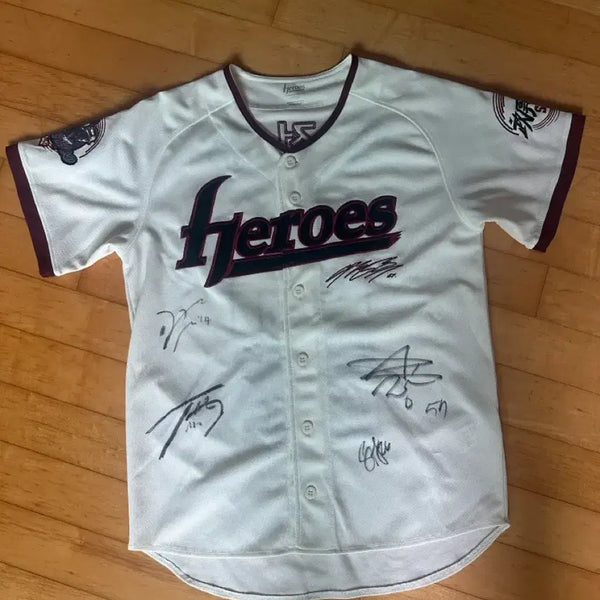 [BUNJANG] Kiwoom Heroes Lee Jung Hoo Player "Fits Me" Uniform Jersey (Size M) / 키움히어로즈 이정후 플레이어 유니폼 플니폼 95 M