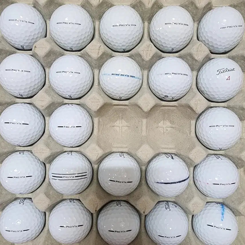 [BUNJANG] Titleist Pro V1x Golf Balls - 30 Balls (Grade A) / PROV1X A급 타이틀리스트 로스트볼 골프공 30알