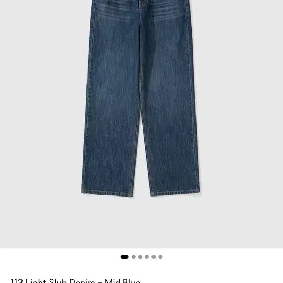[BUNJANG] My Library 11oz Denim Mid Blue Pants / S)마이라이브러리 113 데님 미드블루