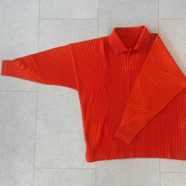 [BUNJANG] Homme Plissé 23FW Long Sleeve Polo Shirt / 옴므플리세 23FW 롱슬리브 폴로