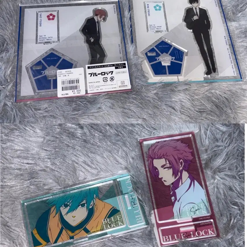 [BUNJANG] Blue Lock Itoshi Sae / Itoshi Rin Baseyard Pop-up Acrylic Bundle Set / 블루록 이토시 사에/이토시 린 베이스야드, Pop tone 아크릴 일괄