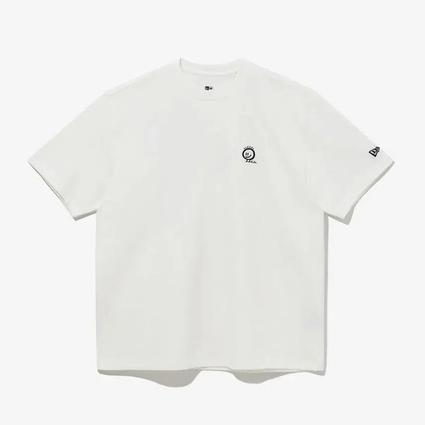 [BUNJANG] New Era x Stone Rock Painting T-Shirt White XL / 뉴에라 X 스톤락 페인팅 티셔츠 화이트 XL