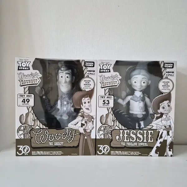 [BUNJANG] Disney Pixar Toy Story 30th Anniversary Limited Edition Woody & Jessie Deluxe Film Replica Figures / 토이스토리 30주년기념 한정판